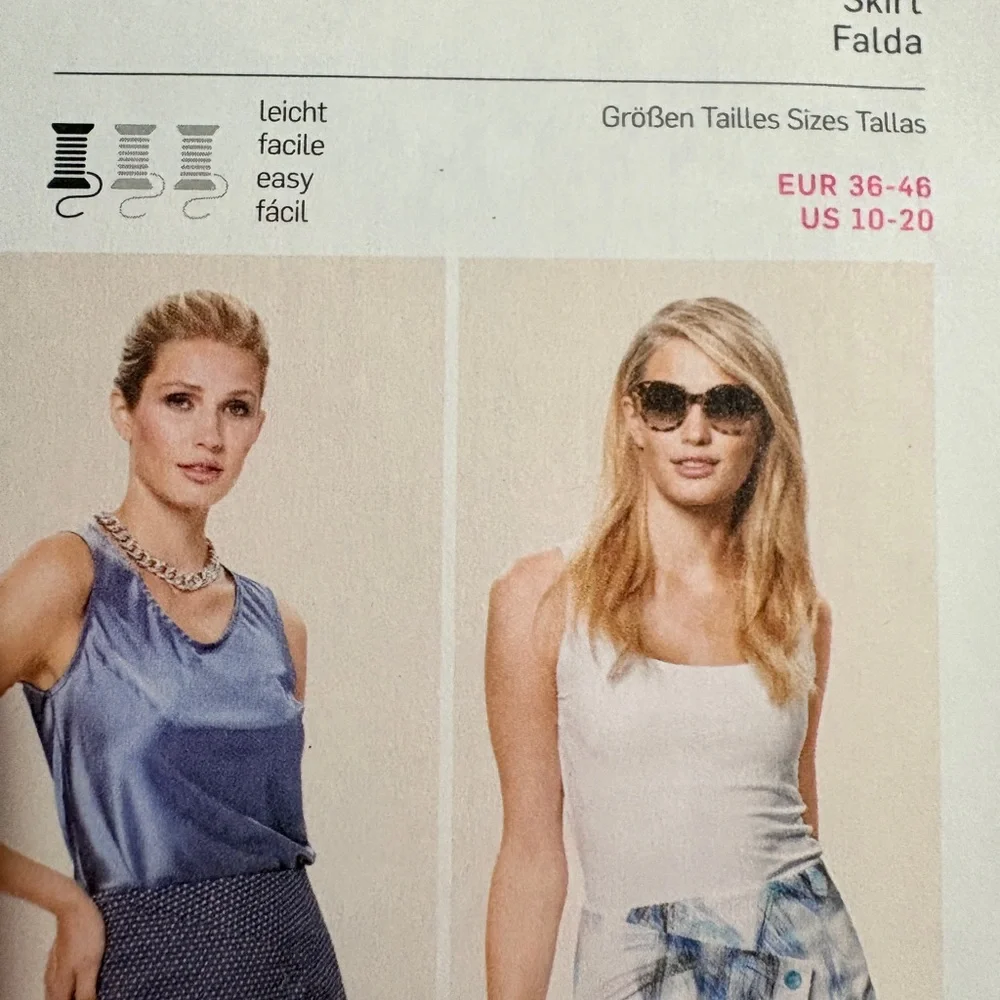 BN UNCUT BURDA 6768 SKIRT SEWING PATTERN